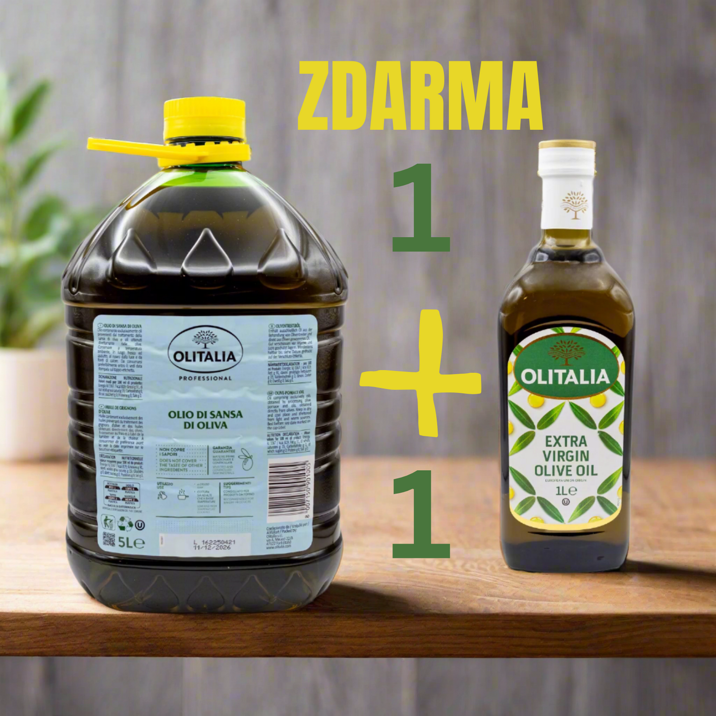 AKCE: Olitalia Sansa 5 L + 1 L Extra pan. ZDARMA!
