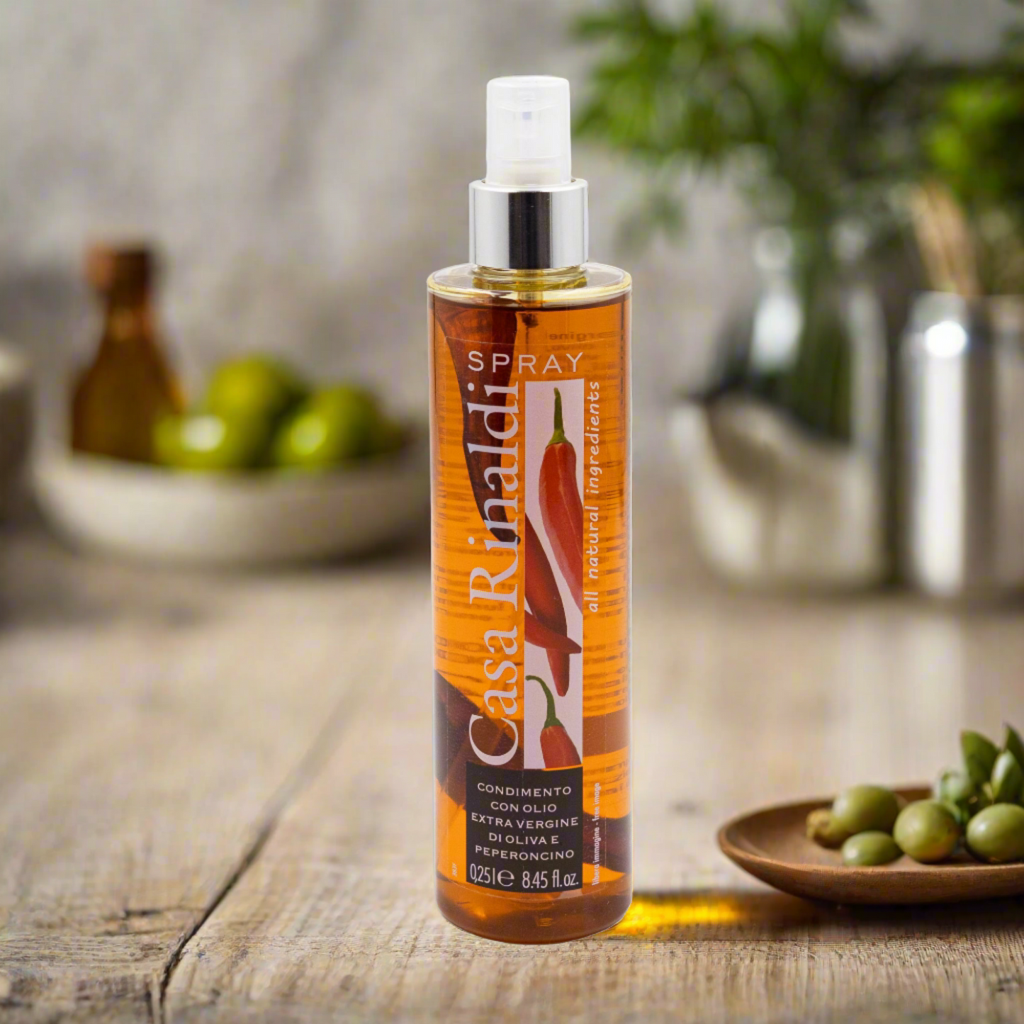 Extra panenský olivový olej ve spreji (Chilli 250ml)