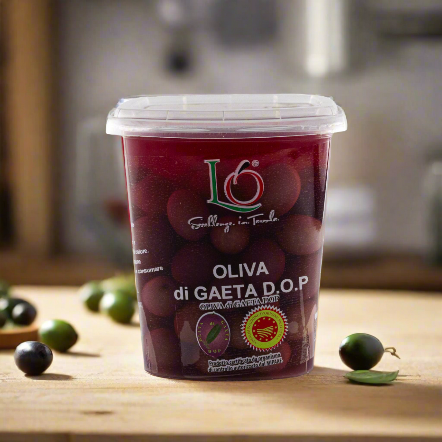 Masité Olivy z města Gaeta s peckou (220g)