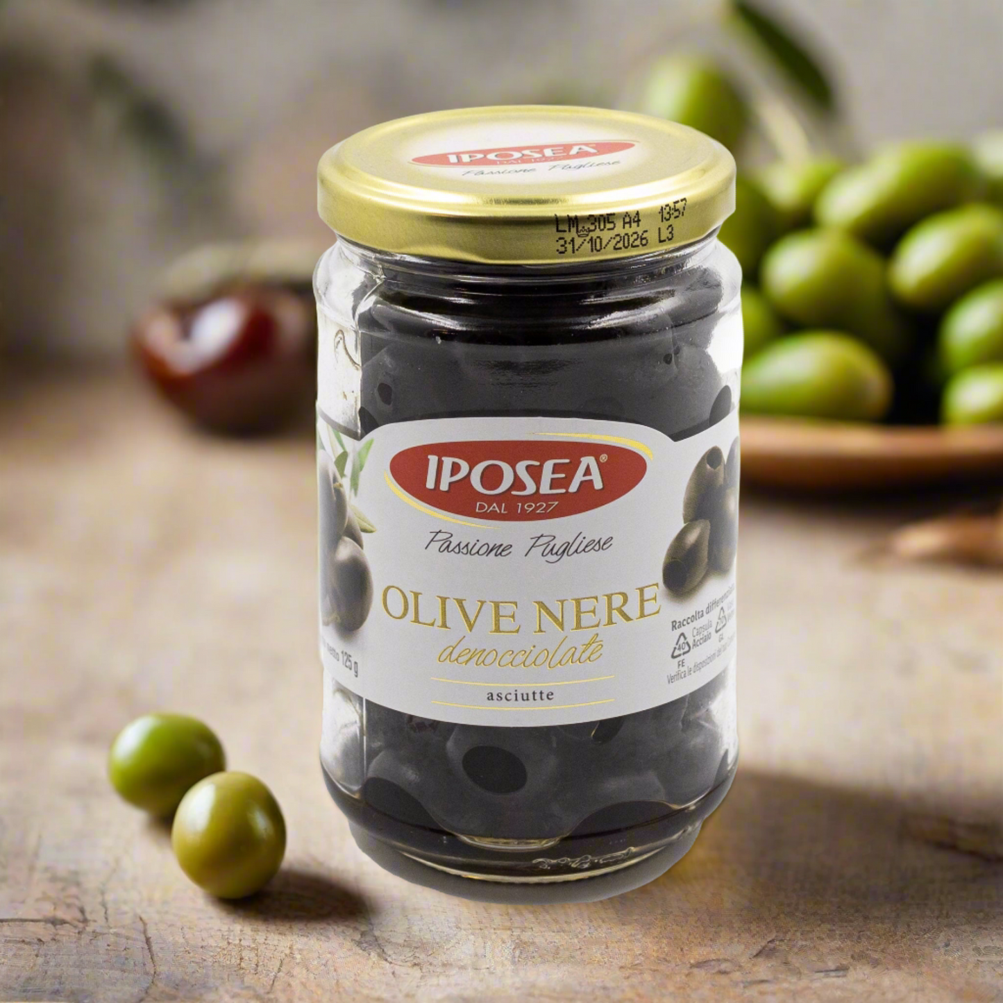 Vysoce kvalitní černé Olivy - sušené bez pecky (125g)