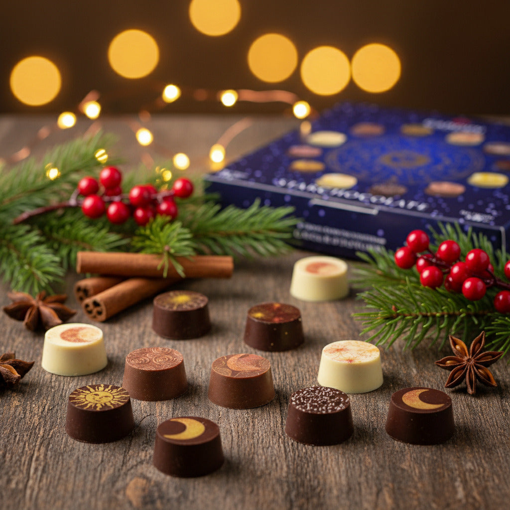 Pralinky Znamení zvěrokruhu – dárková kolekce luxusních pralinek (12 ks 110g)