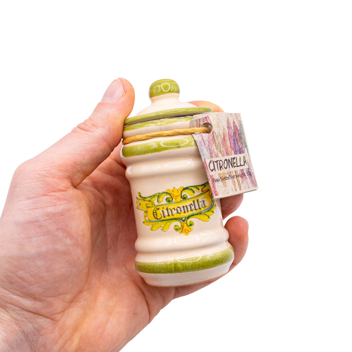Citrón - v ručně vyráběné keramické dóze (5g)