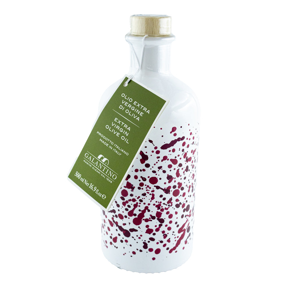 Extra panenský olivový olej v ručně zdobené keramické nádobě (Bordo 500ml)