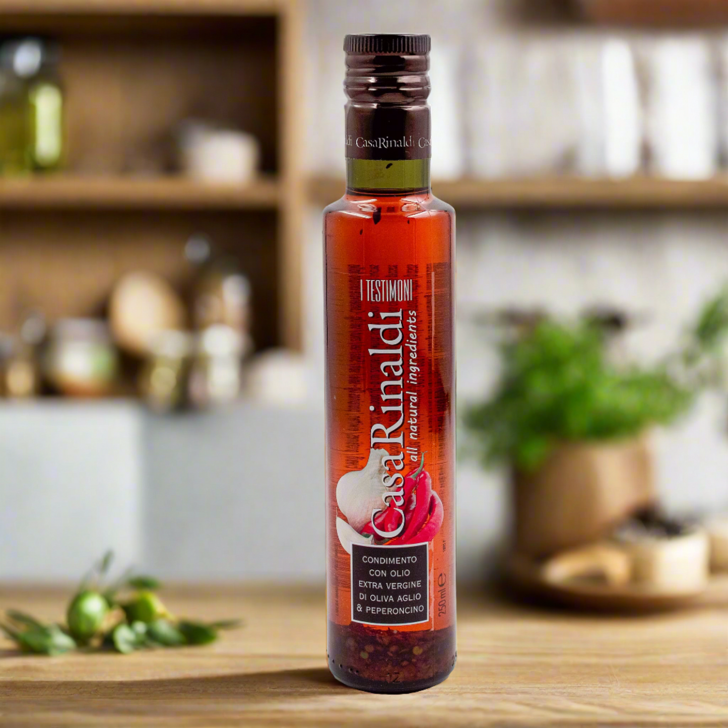 Extra panenský olivový olej (Česnekový s chilli 250ml)