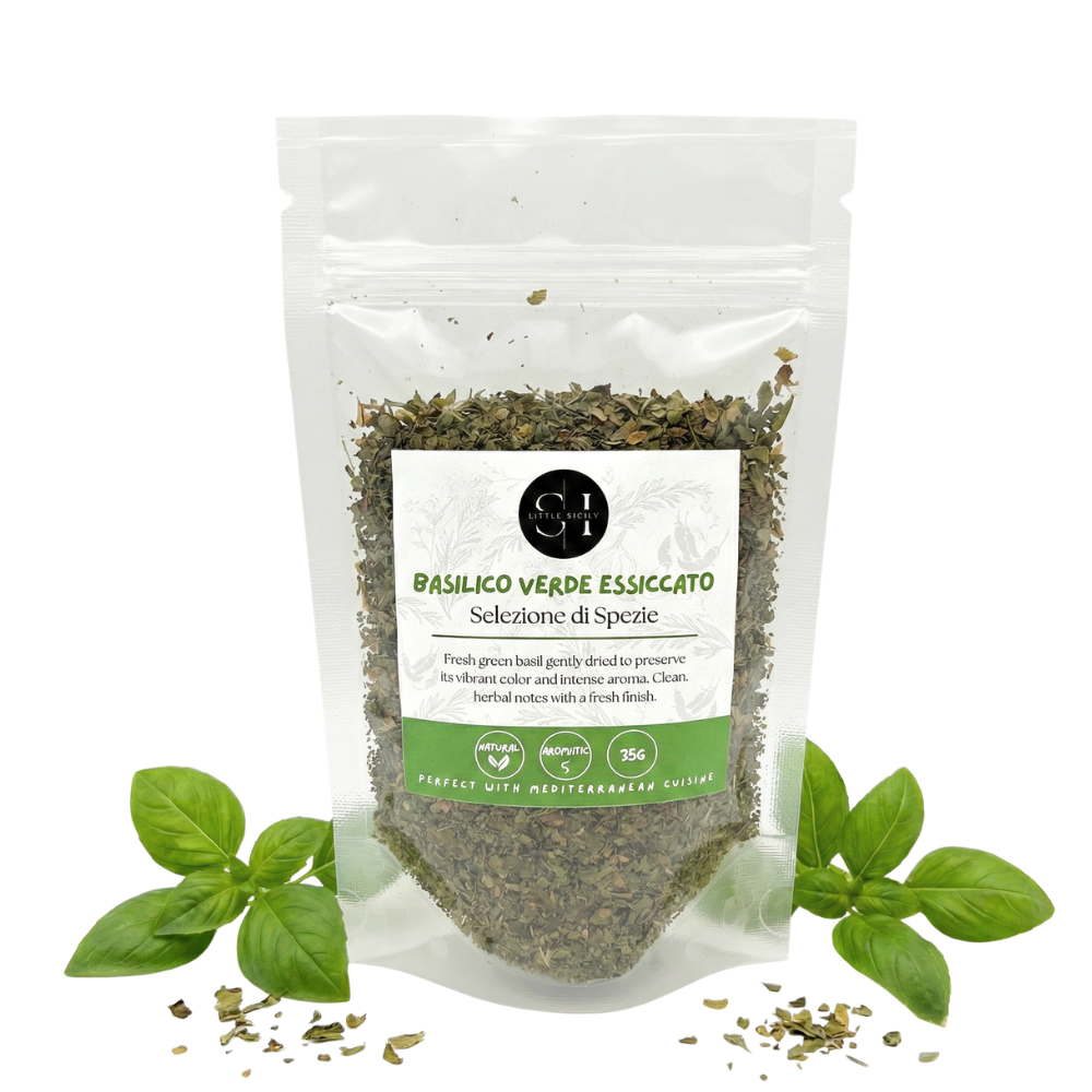 Bazalka sušená „Basilico Verde Essiccato“ (35g)