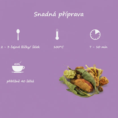 Sunny Dreams BIO – ovocno-bylinný čaj s příchutí pomeranče a mandarinky (150g)