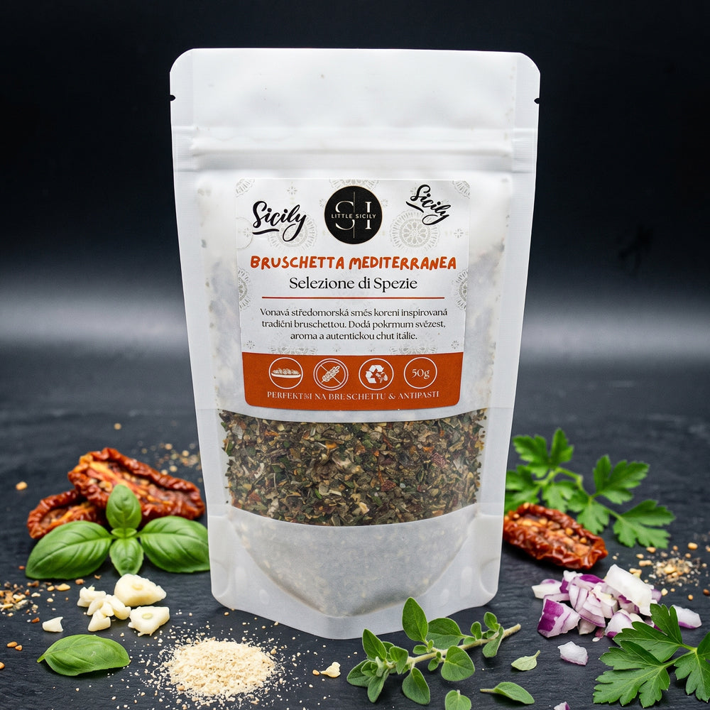 Condimento Bruschetta Mediterranea – směs koření na bruschettu (50g)