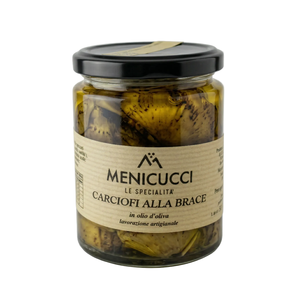Carciofi alla Brace - Nakládané grilované artyčoky (180g)