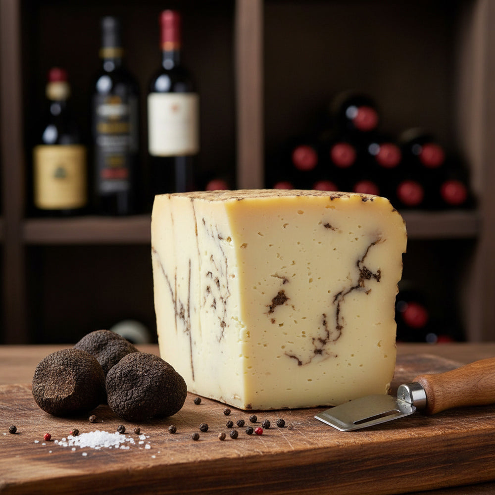 Pecorino Moliterno al Tartufo - ovčí sýr s lanýži (od 100g)