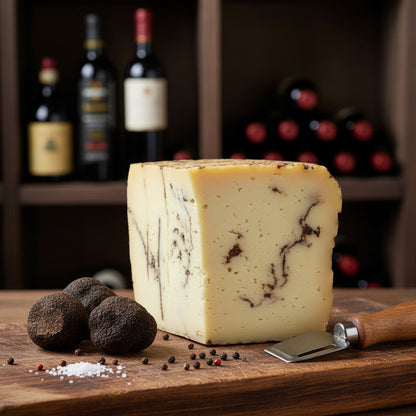 Pecorino Moliterno al Tartufo - ovčí sýr s lanýži (od 100g)