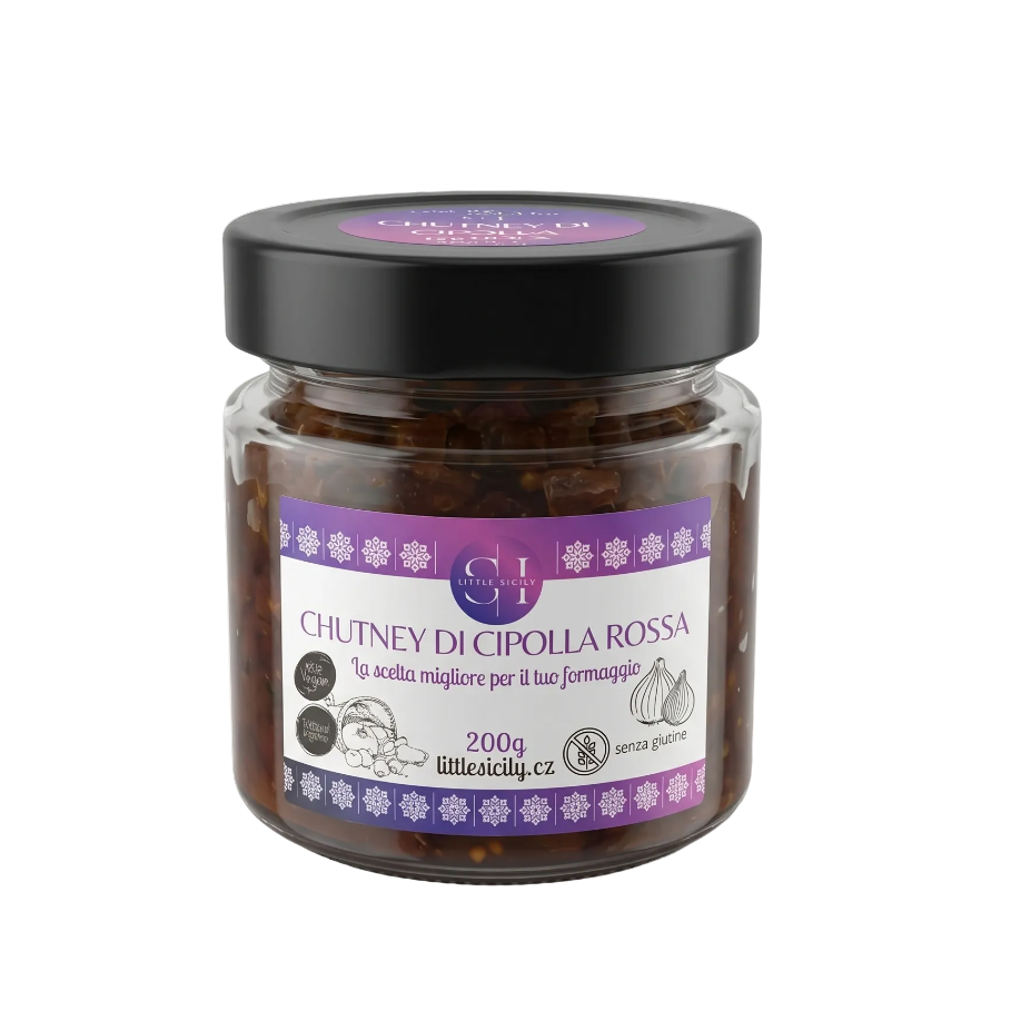 Chutney di Cipolla Rossa – čatní z červené cibule a balzamika (200g)