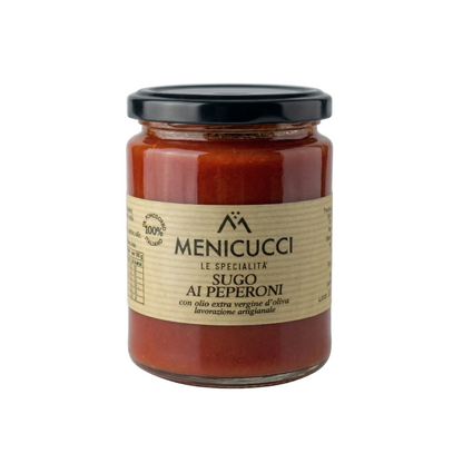 Sugo ai Peperoni - rajčatová omáčka s paprikou (280g)