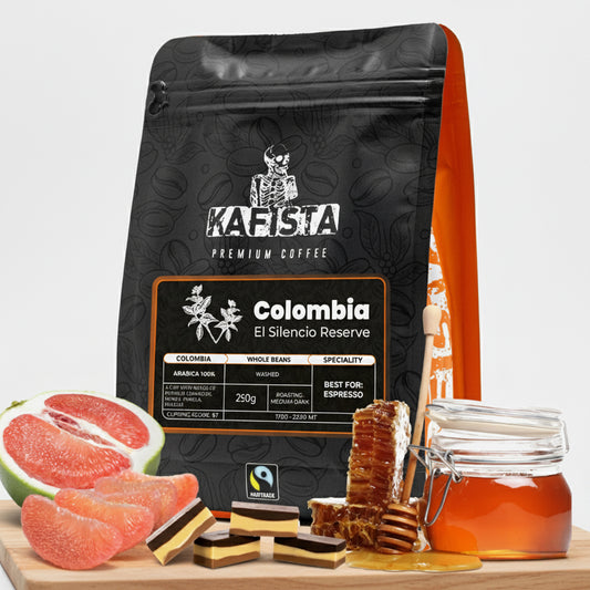 Zrnková Výběrová káva "Colombia - El Silencio Reserve" - 100% Arabica (od 250g - Espresso)