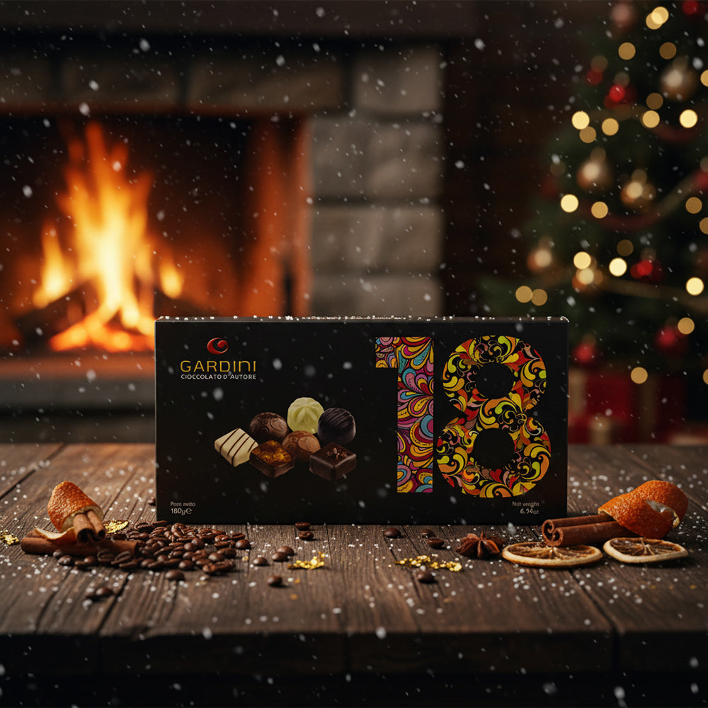 Čokoládové pralinky Gardini – 18 kusová dárková kolekce (180g)