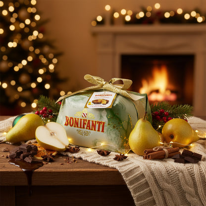 Panettone Pera e Cioccolato – Hruškové s čokoládou (1000g)