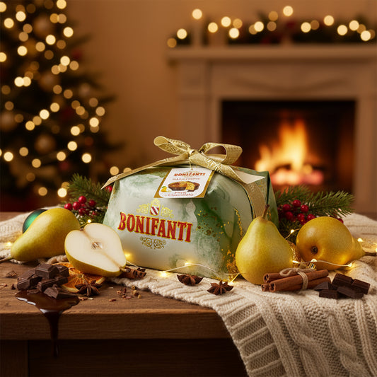 Panettone Pera e Cioccolato – Hruškové s čokoládou (1000g)