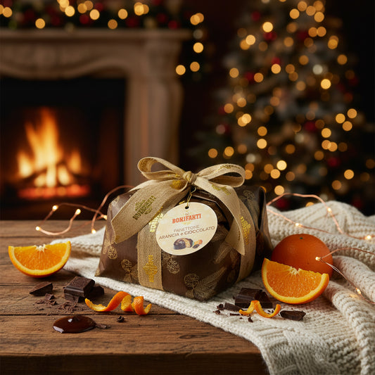 Panettone Arancia e Cioccolato - Pomeranč s Čokoládou (750g)