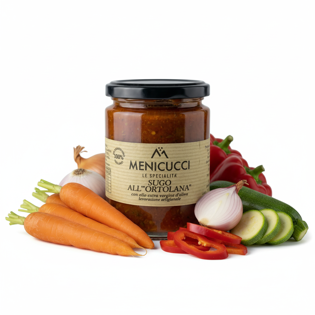Sugo all’Ortolana - rajčatová omáčka se zeleninou (280g)