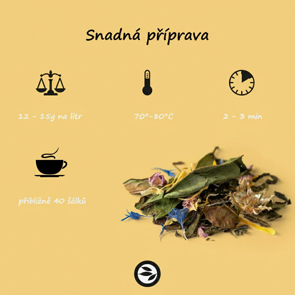 Morning Melody – zelený čaj s exotickou vůní bergamotu (100g)