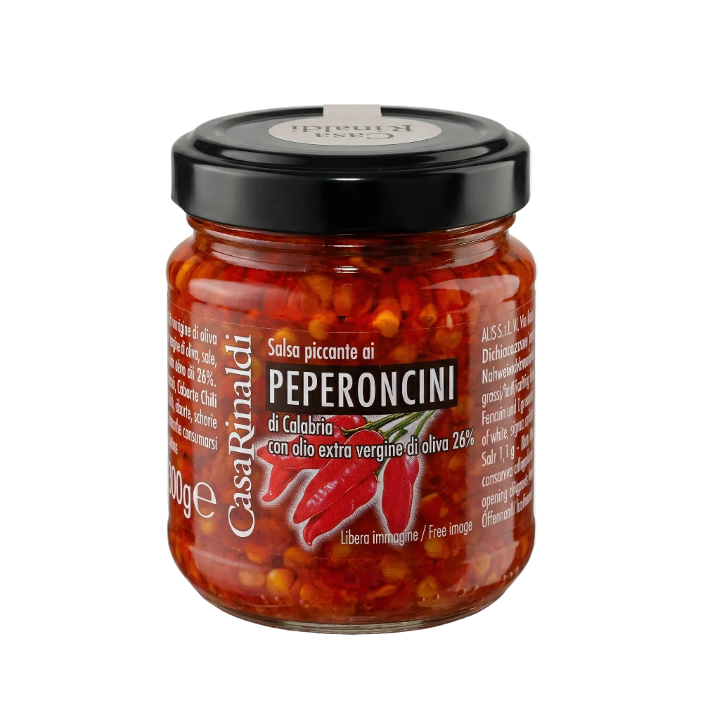 Salsa piccante ai Peperoncini di Calabria - Nakládané drcené chilli (90g)