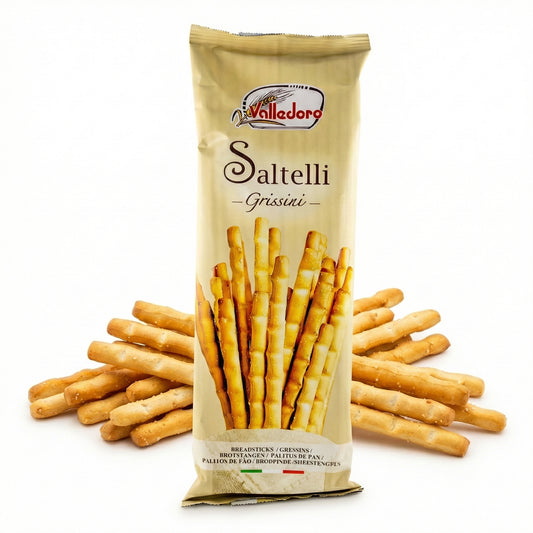 Tyčinky Grissini se solí a extra panenským olivovým olejem (100g)