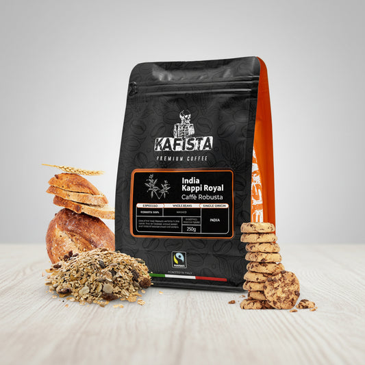 Zrnková káva "India Kappi Royal" - 100% Robusta Single Origin (od 250g - Espresso)
