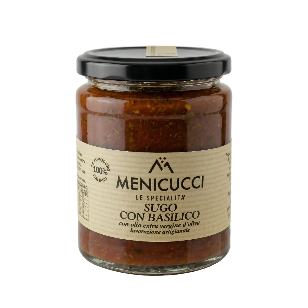 Sugo con Basilico - rajčatová pikantní omáčka s bazalkou (280g)