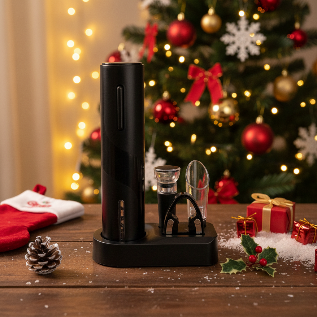 Sada s elektrickým otvírákem na láhve od vína (USB-C nabíjení)