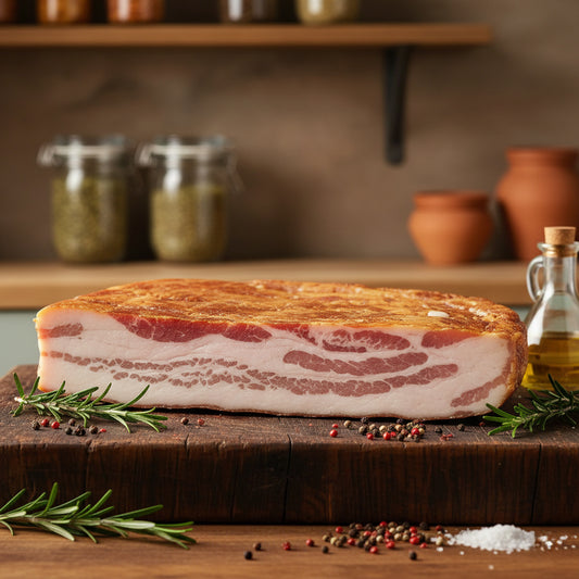 Pancetta affumicata - Uzená slanina (Krájené od 100g)