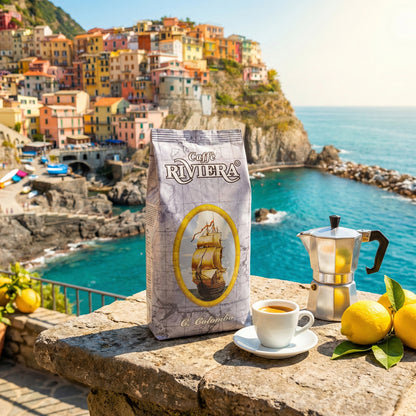 Caffè Riviera 6. Colombo – zrnková káva Arabica 60% / Robusta 40% (1000g)