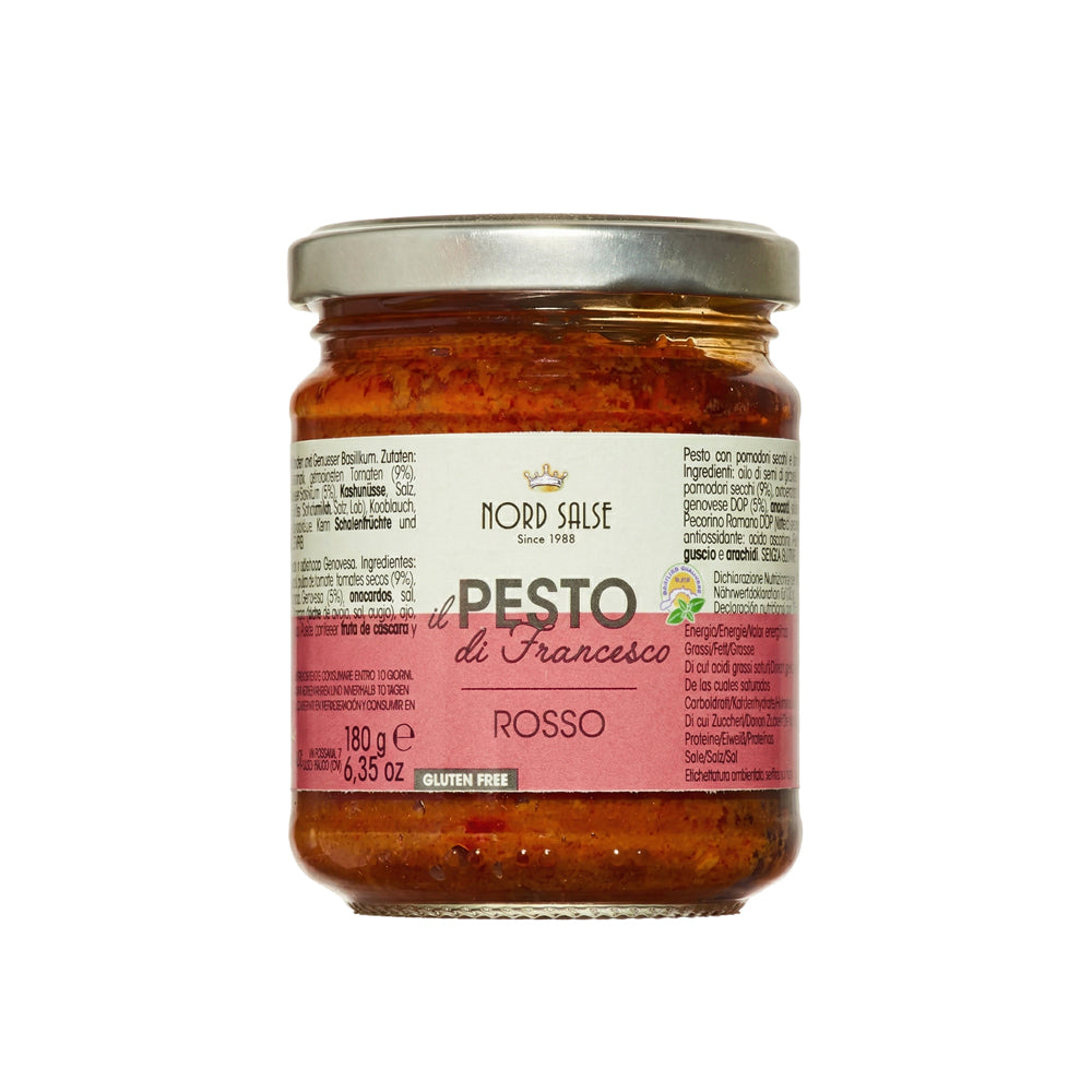Pesto il Francesco Rosso – pesto ze sušených rajčat s bazalkou (180g)