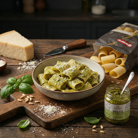 Paccheri - PESTO GENOVESE (od 2 osob)