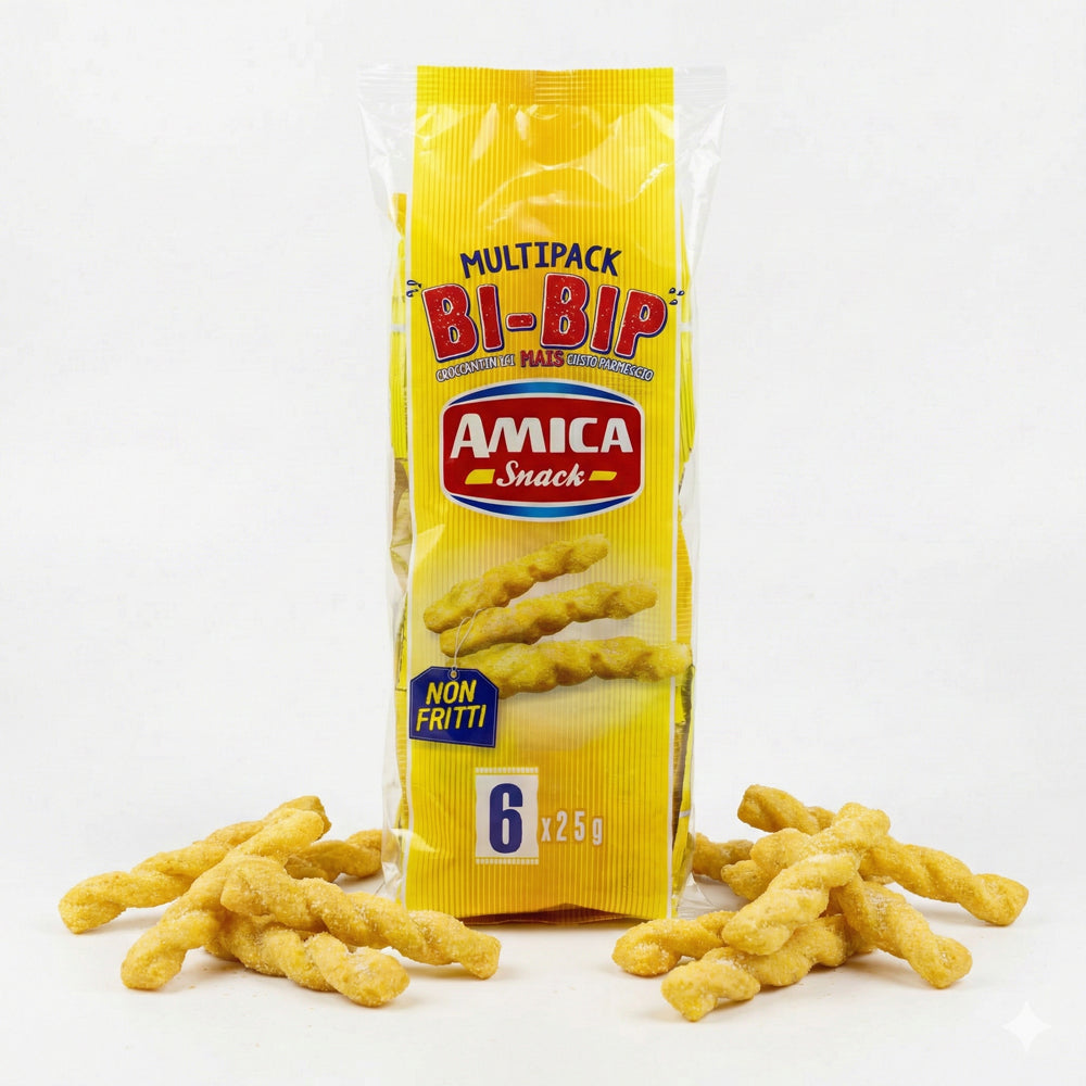 Křupky kukuřičné s parmazánem Bi-Bip (6x25g)