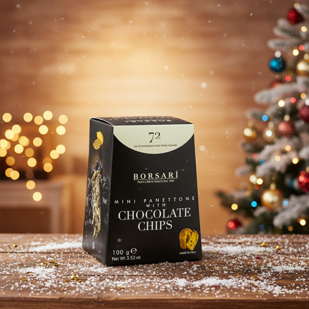 Mini Panettone s čokoládovými „chips“ kousky (100 g)