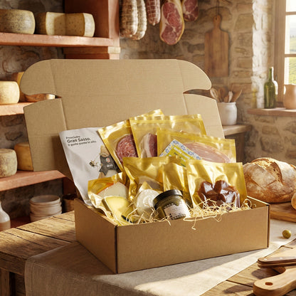 Box s mixem italských delikates na večerní talíř