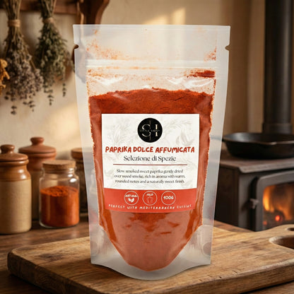 Uzená paprika sladká „Paprika Dolce Affumicata“ (100g)