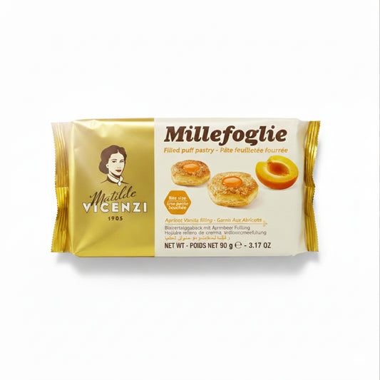 Sušenky z Listového těsta - plněné meruňkami (90g)