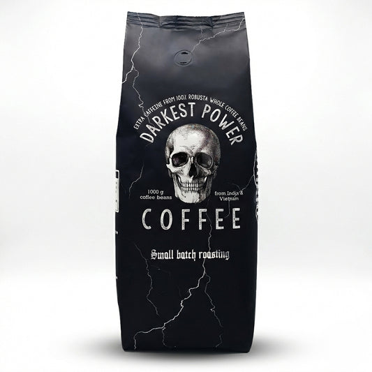 Darkest Power – zrnková káva Espresso 100% Robusta (1000g)