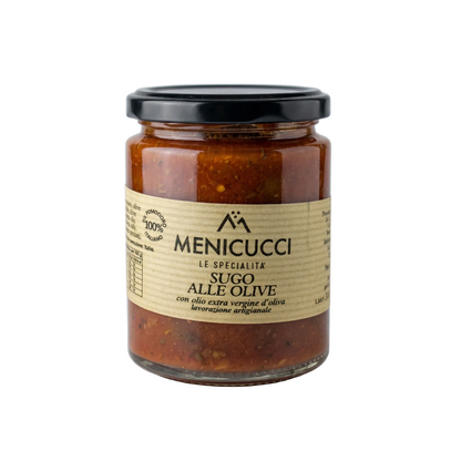 Sugo alle Olive - rajčatová omáčka s černými olivami (280g)