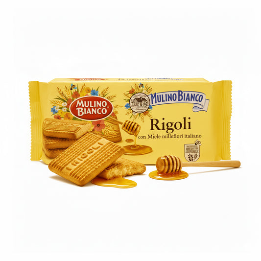 Rigoli - lahodné, křehké sušenky s 100% italským medem (400g)