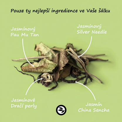 Jasmin Imperial BIO – autentický jasmínový čaj bez květů (100g)