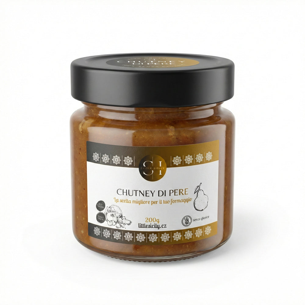 Domácí hruškové chutney z italských hrušek (200g)