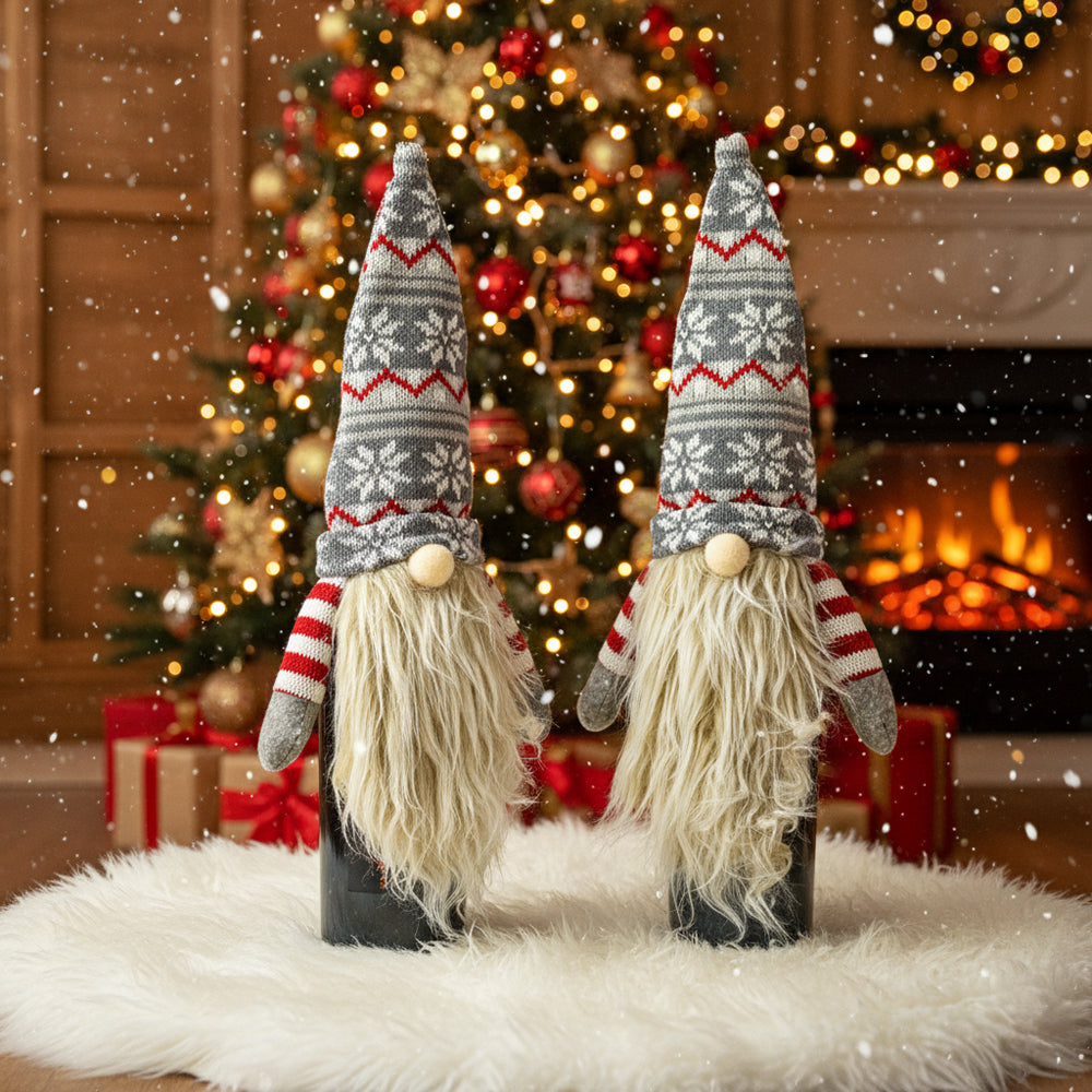 Dárkový vak na víno ve stylu trpaslíka s rukama (1ks V1)