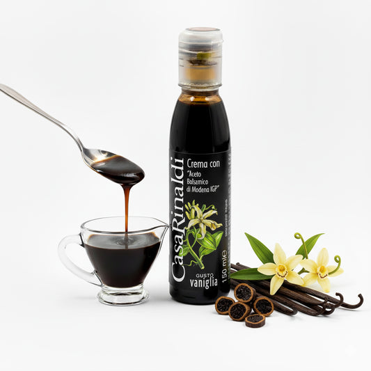 Balzamikový ocet s přichutí Vanilky (150ml / krémový)