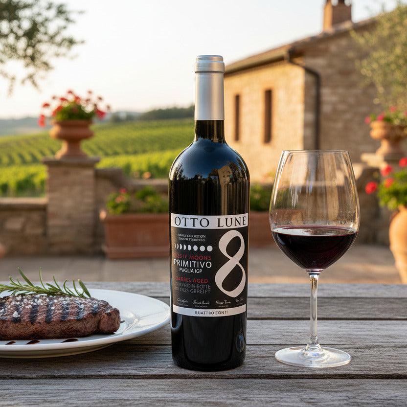 Otto Lune Primitivo Puglia Quattro Conti 0.75l