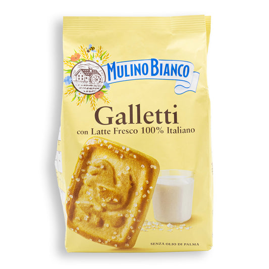 Galletti - lahodné, křehké sušenky zdobené cukrovými zrnky (350g)