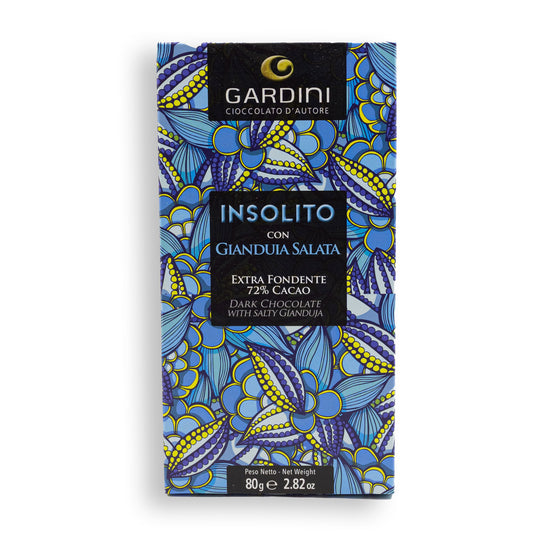 Čokoláda hořká 72% se slanou gianduiou (80g)