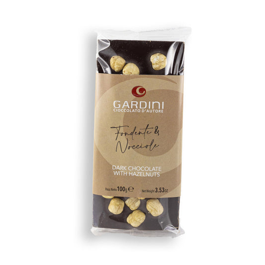 Čokoláda hořká 62% s lískovými oříšky (100g)