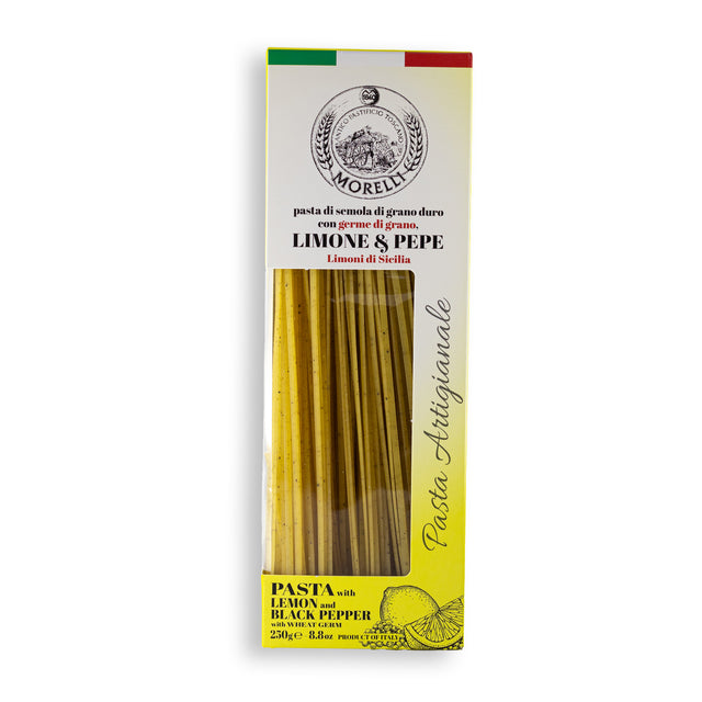 Těstoviny Linguine s pšeničnými klíčky - citronové s pepřem (250g)