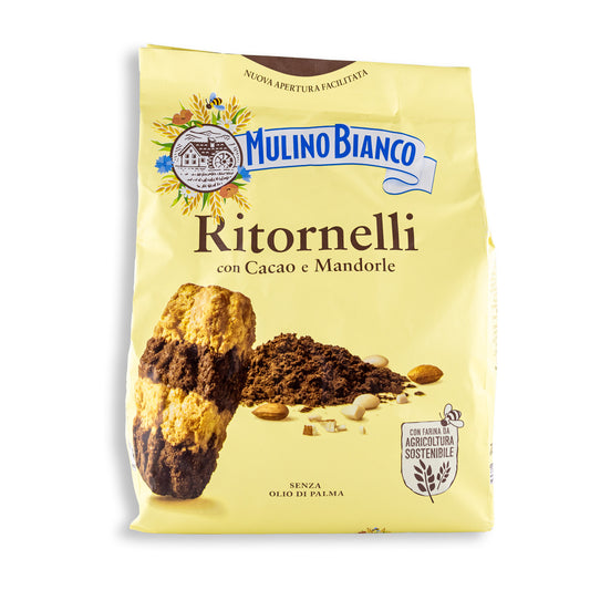 Ritornelli - lahodné, křehké sušenky s kakaem a mandlemi (700g)